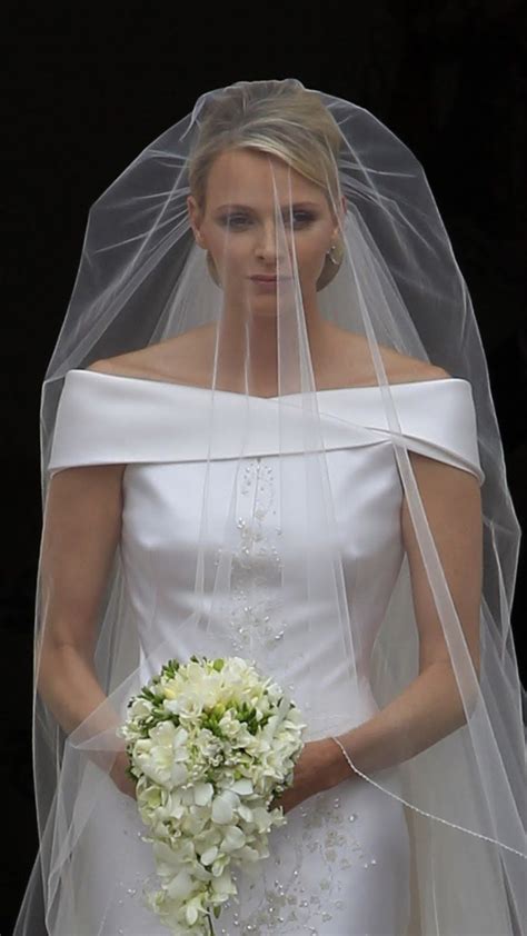 charlene princess of monaco wedding dress